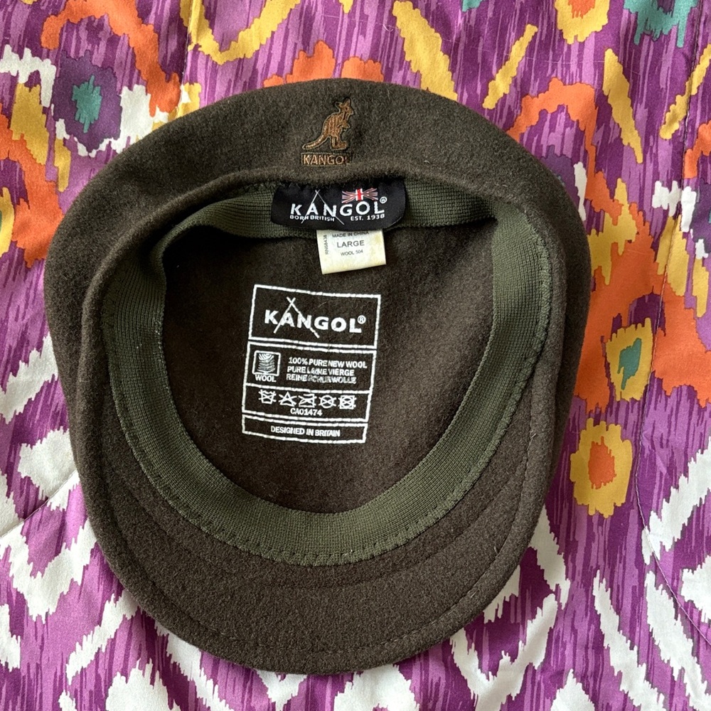 Kangol Olive Wool Beret